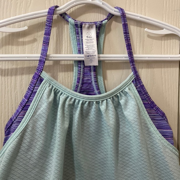 Ivivva Mint Green & Purple Double Dutch Tank Top - Picture 2 of 6